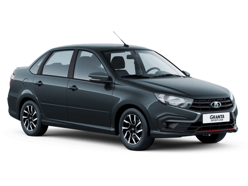 Купить Lada Granta Sportline в Кемерово - СЕРЕБРИСТО-ТЕМНО-СЕРЫЙ "БОРНЕО" (633) - МЕТАЛЛИК