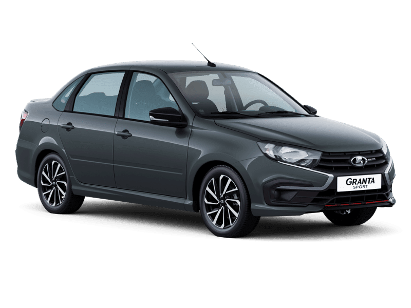 Купить Lada Granta Sport Седан в Кемерово - СЕРЕБРИСТО-ТЕМНО-СЕРЫЙ "БОРНЕО" (633) - МЕТАЛЛИК
